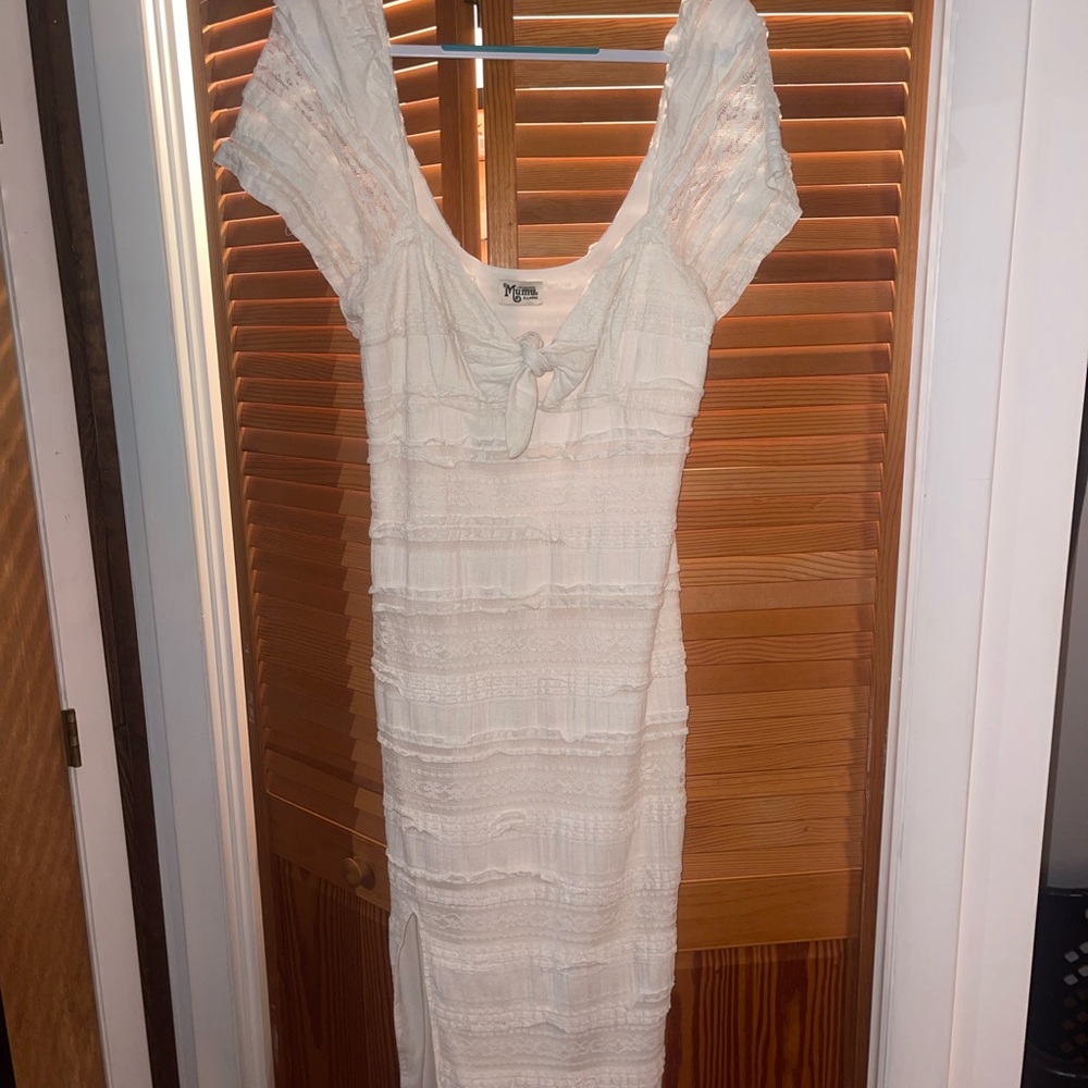 SMYM White Lace Dress